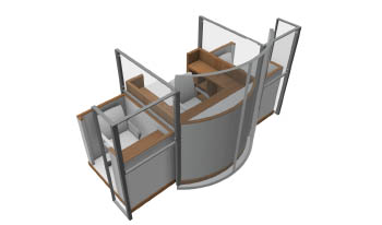 COVID-19 Courtroom Judge Desk Dividers and Barriers