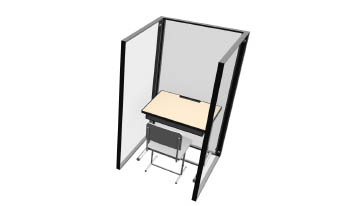 COVID-19 Classroom Single Desk Dividers and Barriers