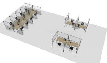 COVID-19 Office Dividers and Barriers