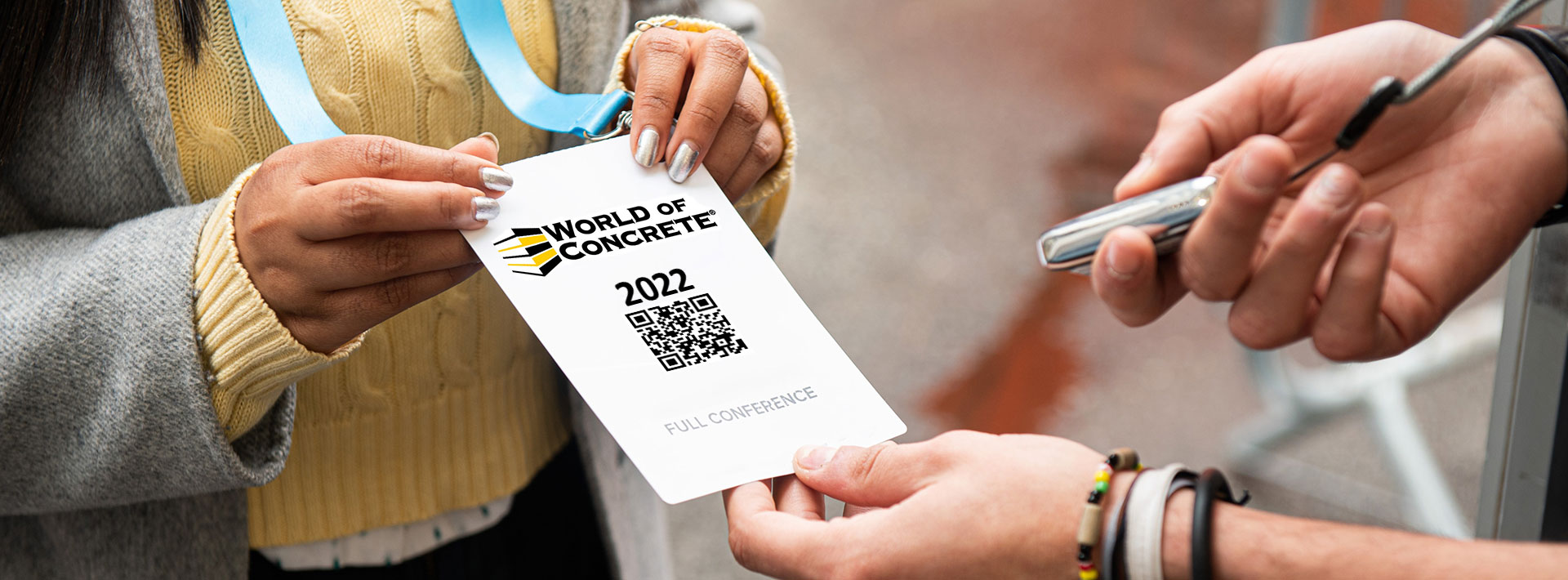 World of Concrete 2022 Badge