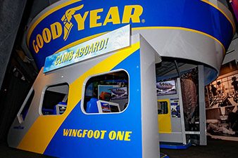 College Football Hall of Fame Goodyear Blimp