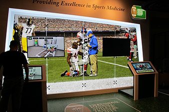 Pro Football Hall of Fame Athletic Trainer Exhibit