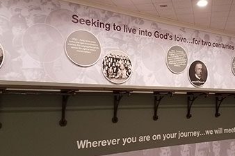 First Congregational Church of Hudson Timeline Wall