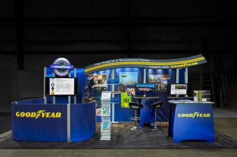 Goodyear 10x20 portable Nomadic display