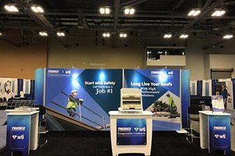Tremco 10x20 portable exhibit