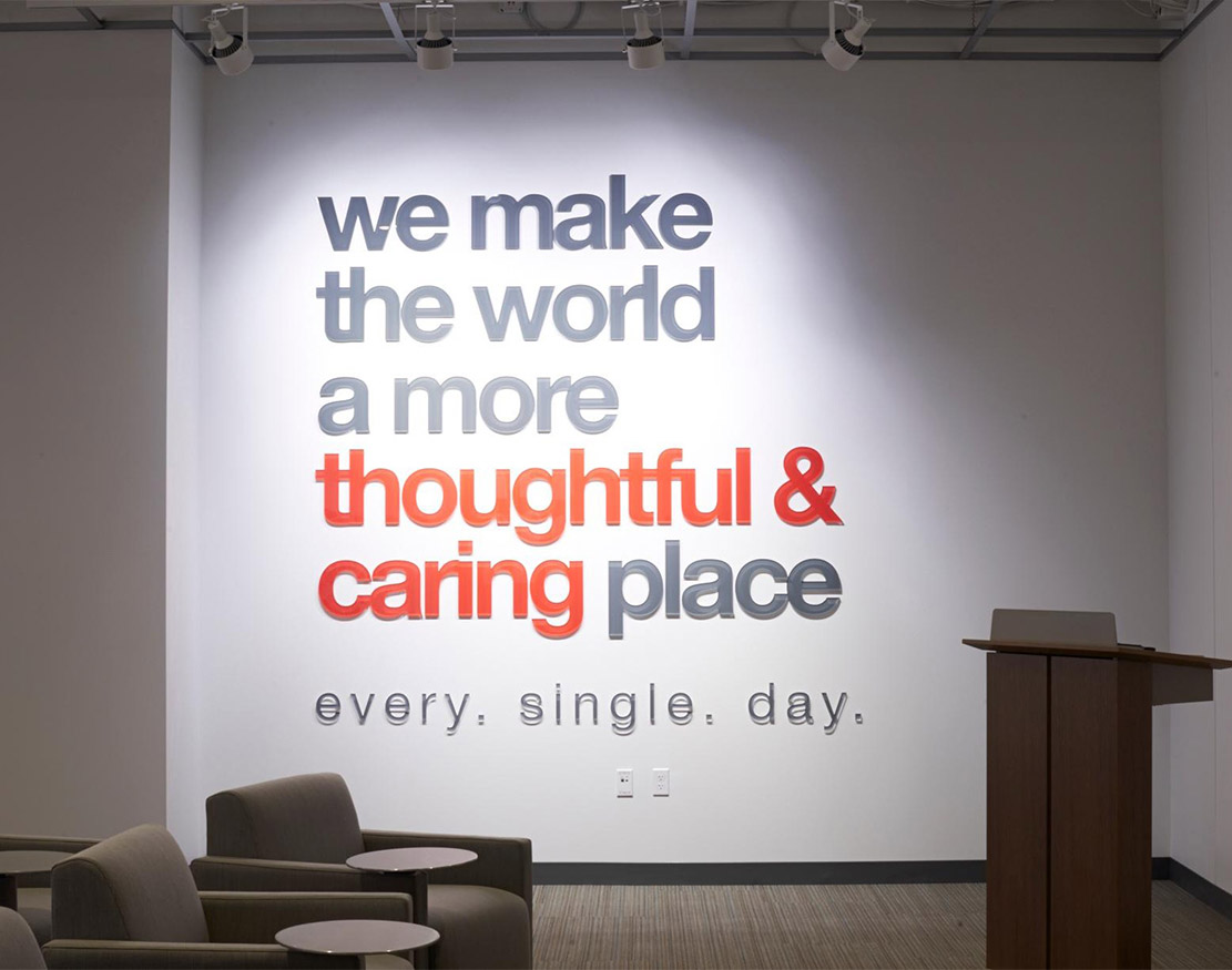 American Greetings Office Wall