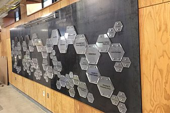 Hawken Recognition Wall